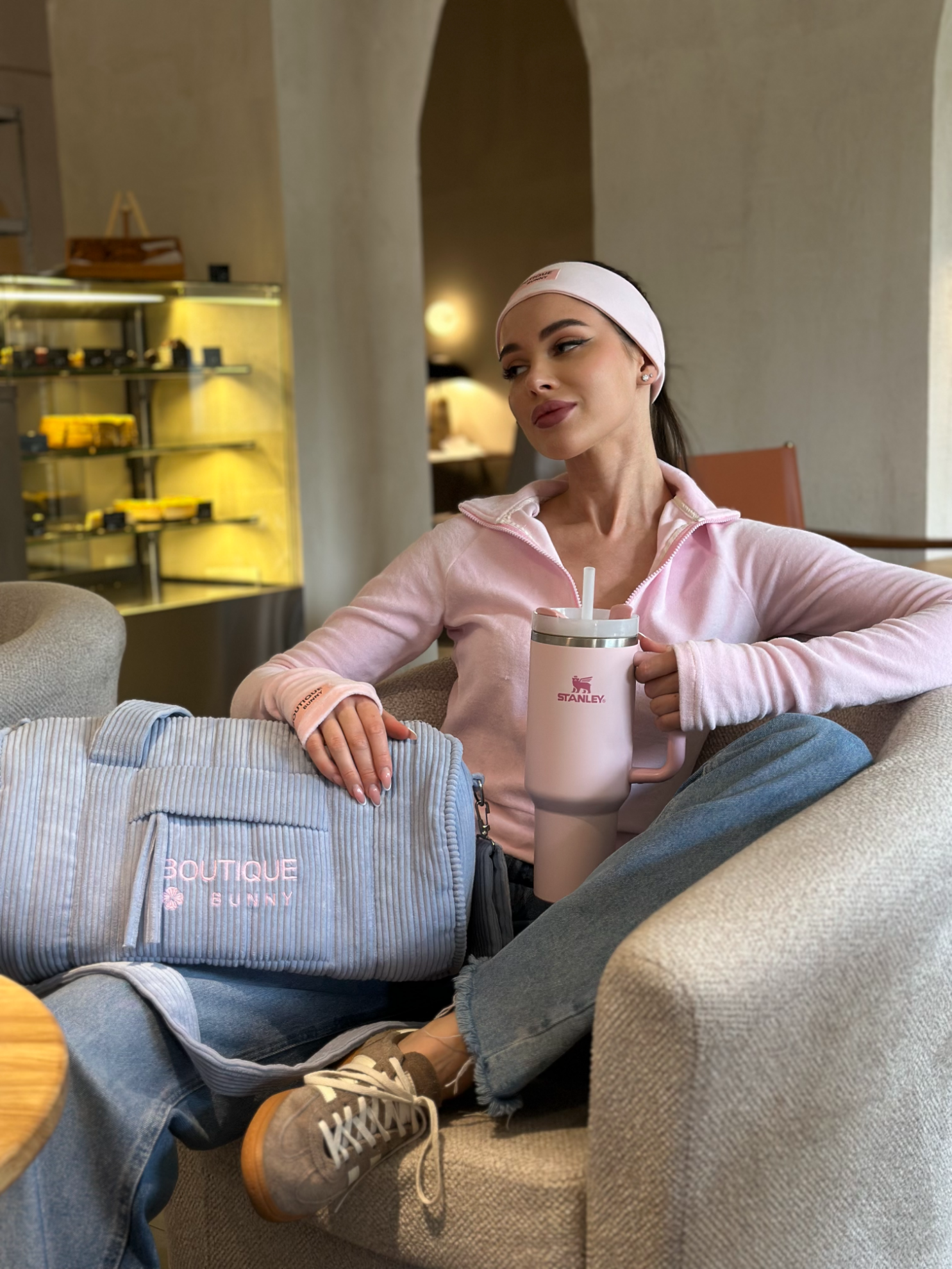 Изображение Сумка RAY VELVET нежно-голубой🐰